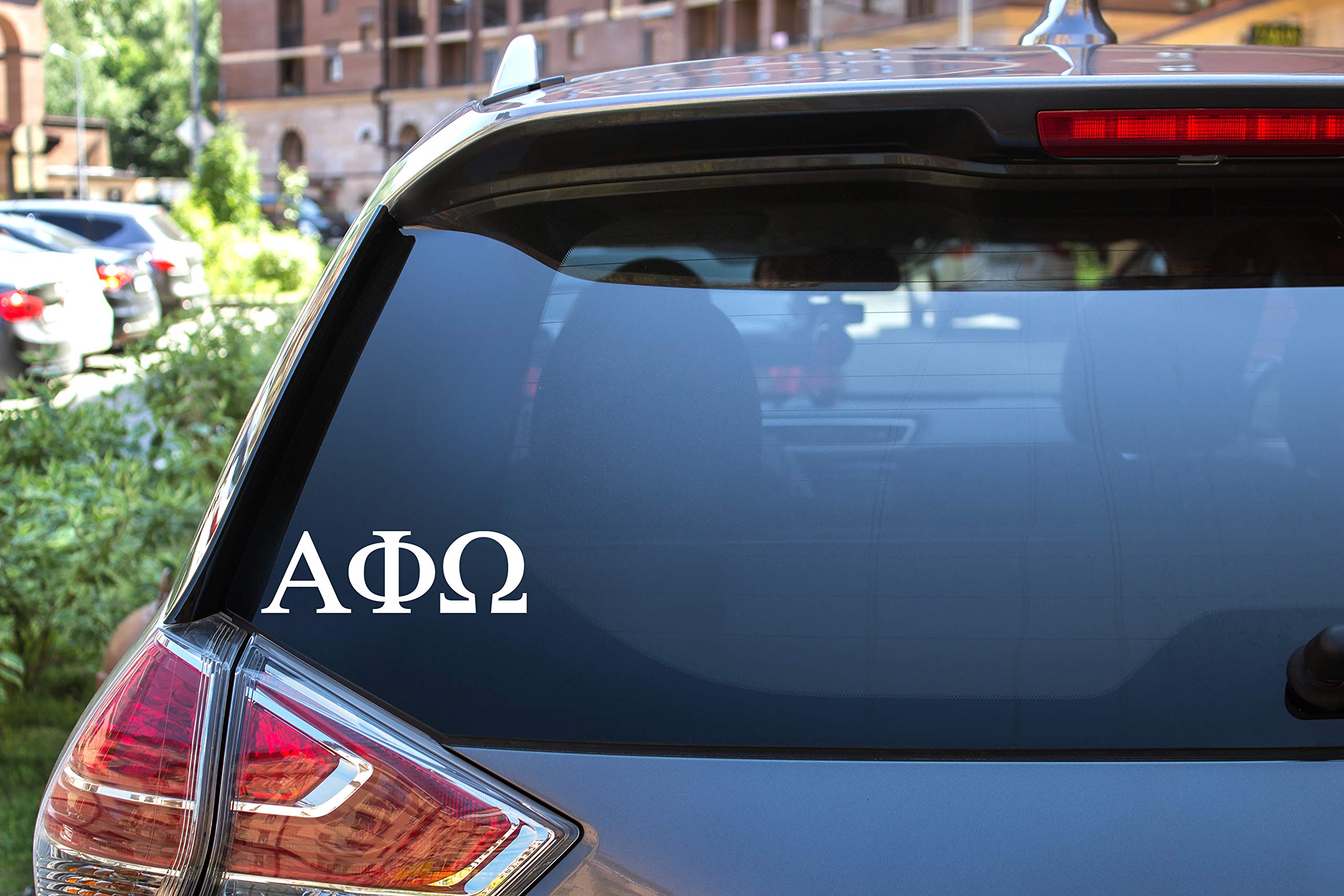 Pro-Graphx Alpha Phi Omega Stickers - 25 Inches Greek Sorority Stickers For Car, Phone, Laptop Decals  Home Decoration  Car Deca