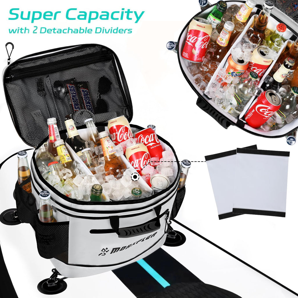 Morxplor Waterproof Pvc Material Paddleboard Cooler Deck Bag,40 Cans Sup Deck Cooler Bag,Cooler Bag For Paddleboard,Lunch Box Co