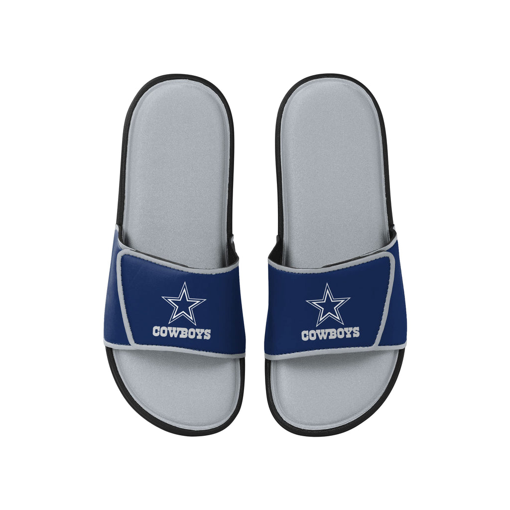 FOCO Dallas Cowboys NFL Mens Foam Sport Slide - L