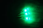 Jiexi Hwyp Automatically Lighted Led Nocks For Inner Diameter 6.3 Mm Compound Bow Arrows Gt Size Pack Of 6 (Green)