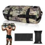 Yes4All Workout Sandbags, Heavy Duty Sandbags For Fitness, Conditioning, Mma & Combat Sports - Camouflage - M