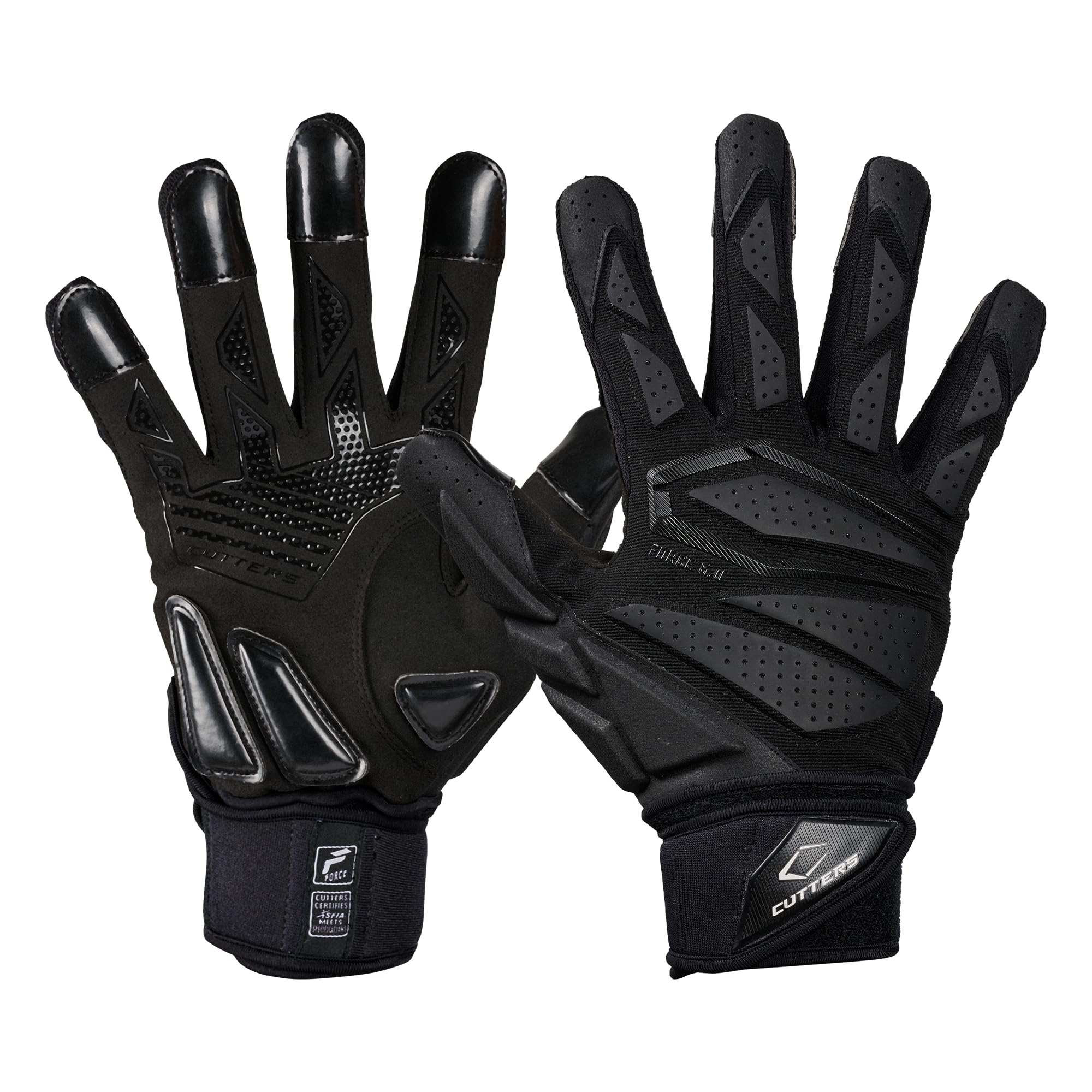 Cutters - Force 6.0 Lineman Gloves Black XXL
