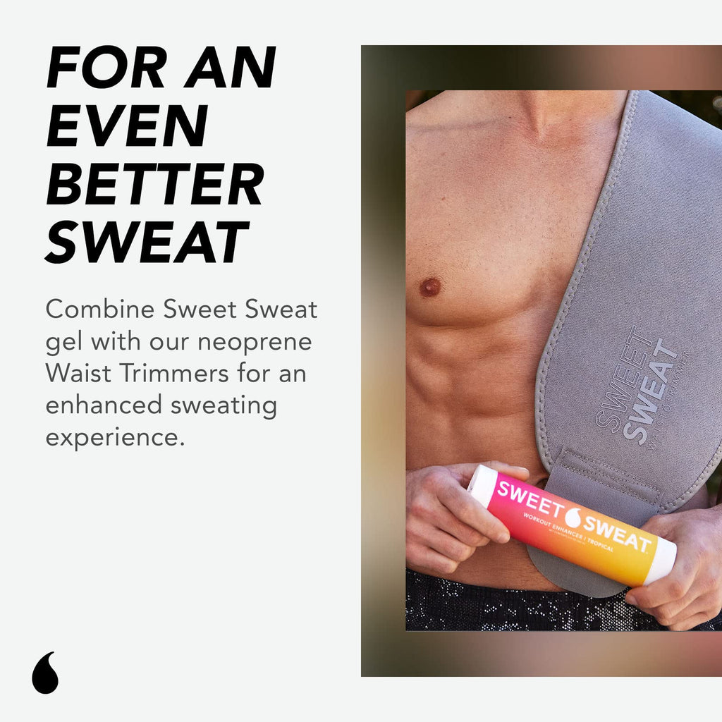 Sports Research Sweet Sweat Citrus Mint Workout Enhancer Gel to Maximize Your Exercise & Sweat Faster - 6.4oz Stick