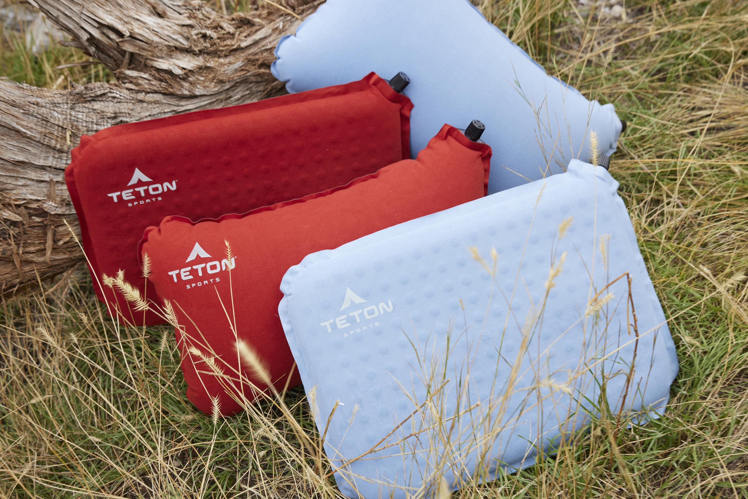 Teton Camping Seat Cushion; Stadium Seat; Office Chair; Car Pad; Inflatable, Bluestone