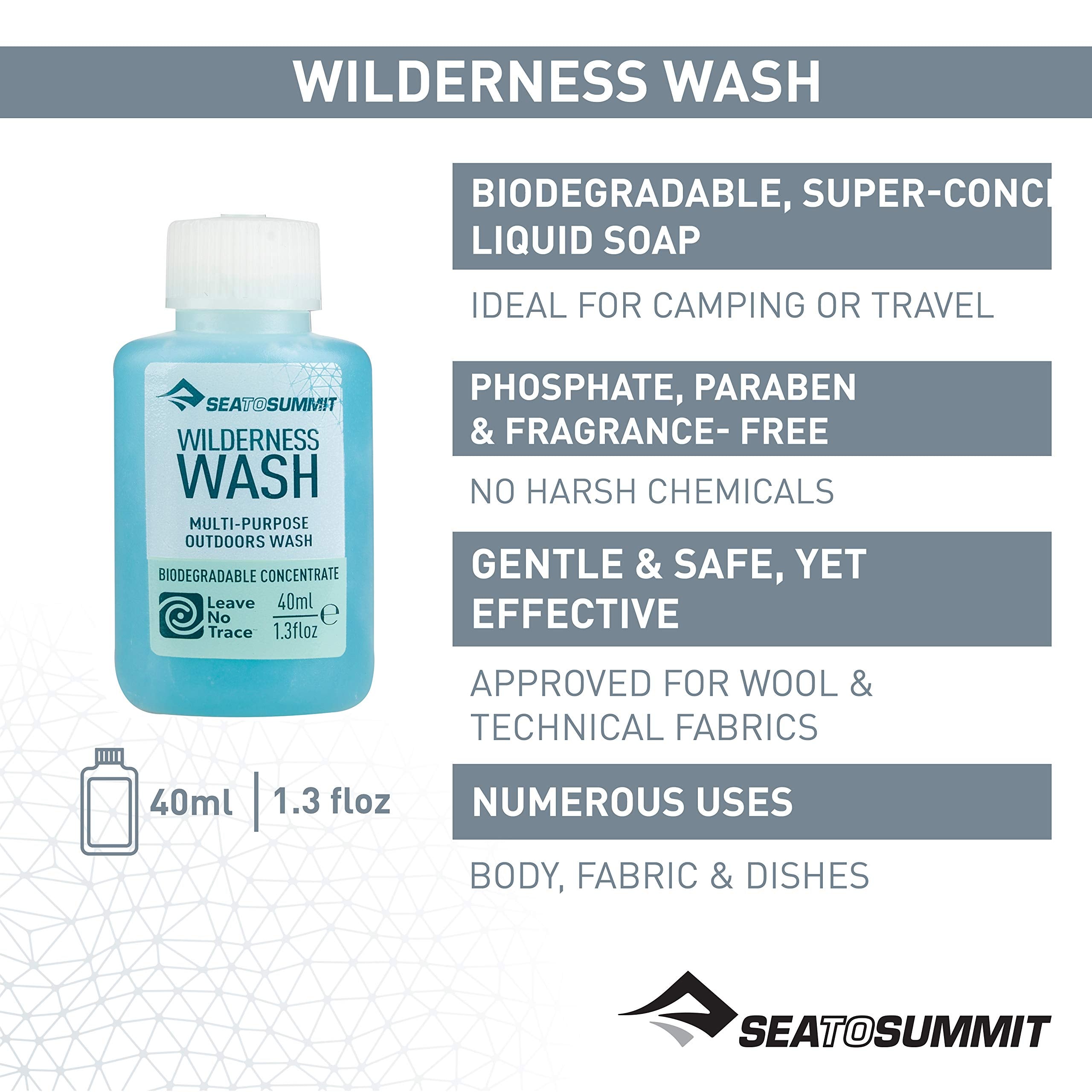 Sea To Summit Wilderness Wash (1.3 Ounce/ 40Ml)