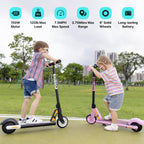 Gotrax GKS Mini Electric Scooter for Kids 6-12, Max 3.75 Miles & 7.5 Mph by 150W Motor, 6 Wheel, Thumb Control Easy to Ride &