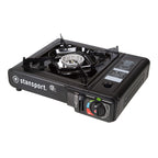 Stansport Portable Outdoor Butane Stove, Black, 13.38'' L X 10.82'' W X 4.33'' H