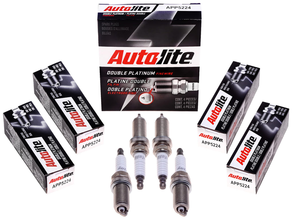 Autolite App5224 Double Platinum Automotive Replacement Spark Plug (1 Pack)