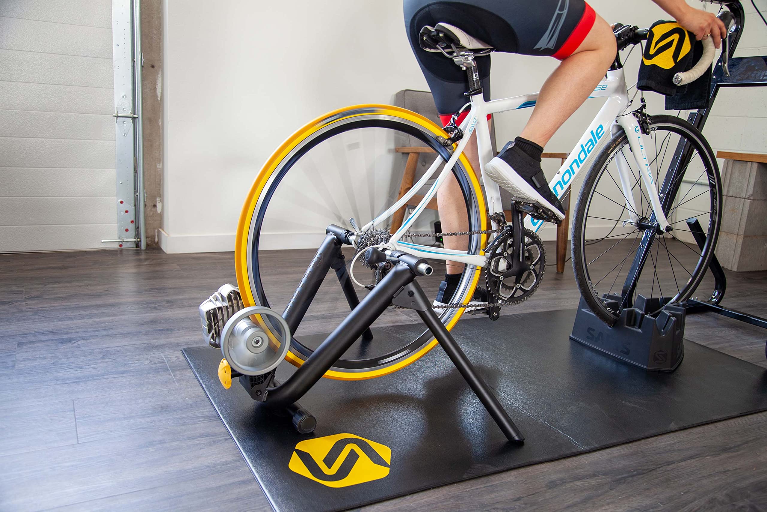 Saris, Bike Trainer Accessory, Indoor Trainer Tire, 700X25C, Yellow