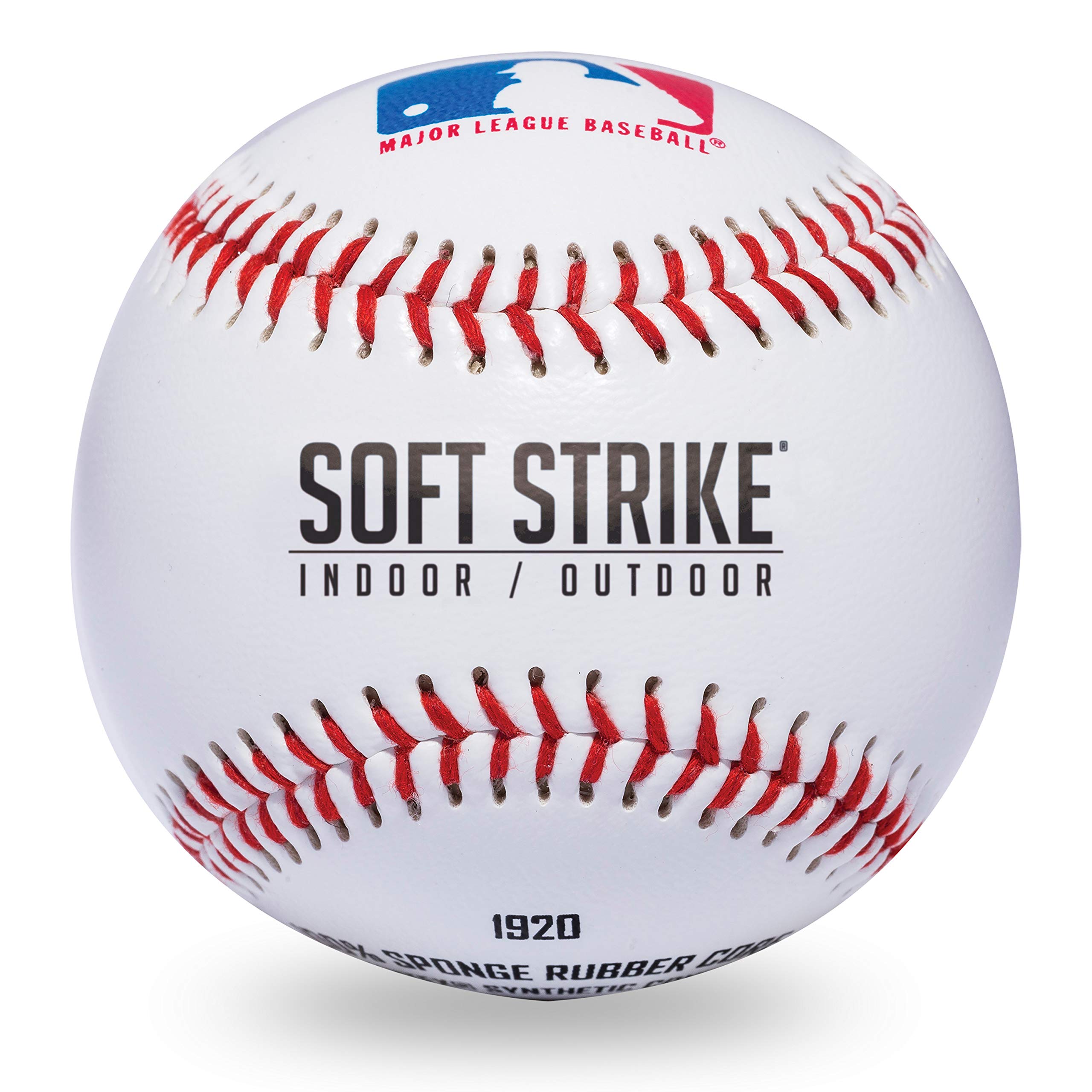 Mlb Soft-Strike Teeball - Official Size And Weight Approved For Teeball - Hollow Rubber Core Technology For Safety - Mlb Teeball