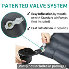 Trekology Ul80 Ultralight Inflatable Backpacking Sleeping Pad For Camping