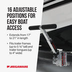 Megaware Flexstep Pro Adjustable Boat Trailer Step - Easy To Attach - Provides Additional Access Point, 16 Adjustable Positions,