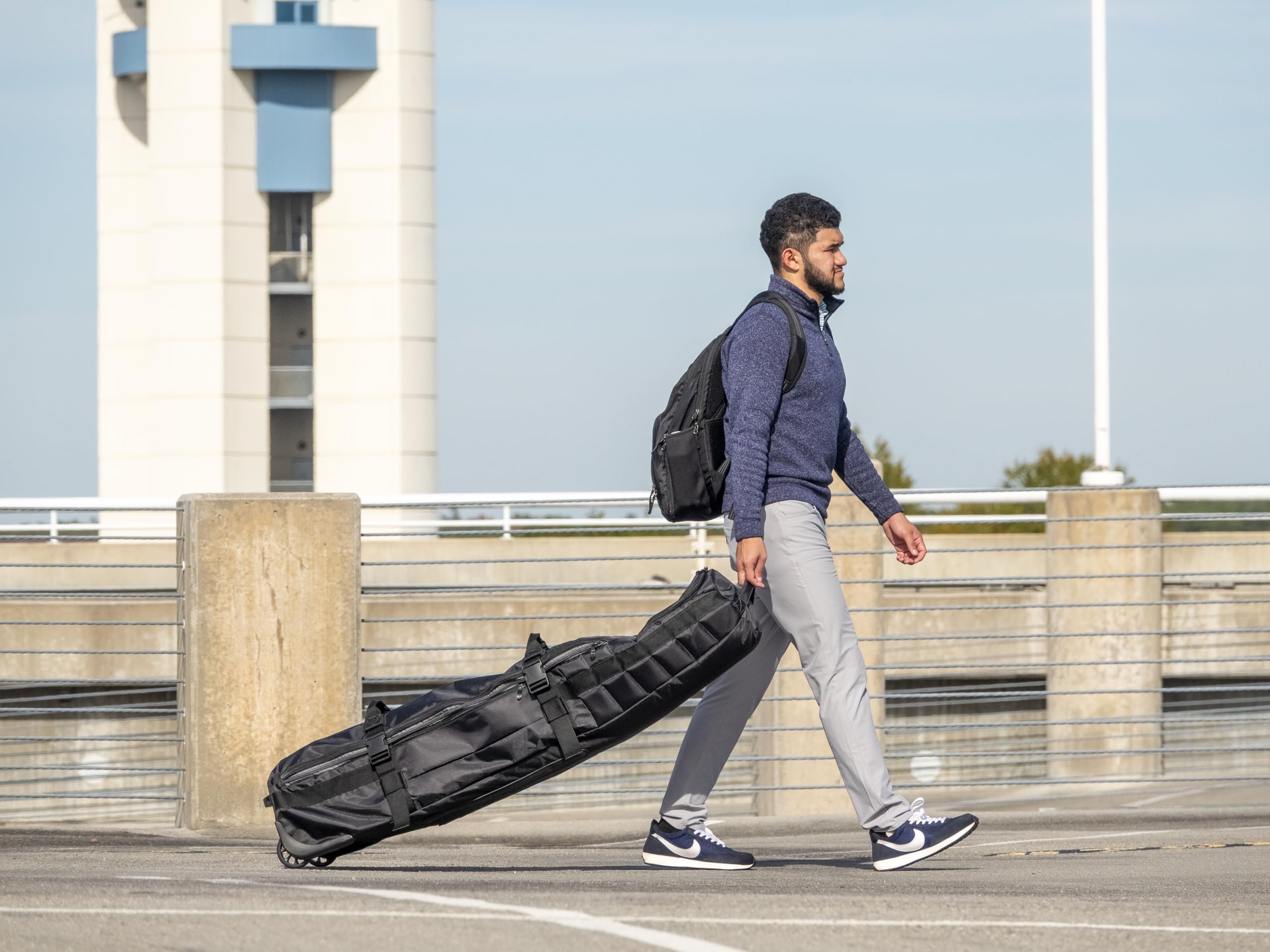 Bag Boy Ztf Golf Travel Cover For Airlines, Expandable Body, Padded Top, Internal Compression Strap, Lockable Full Wrap-Around Z