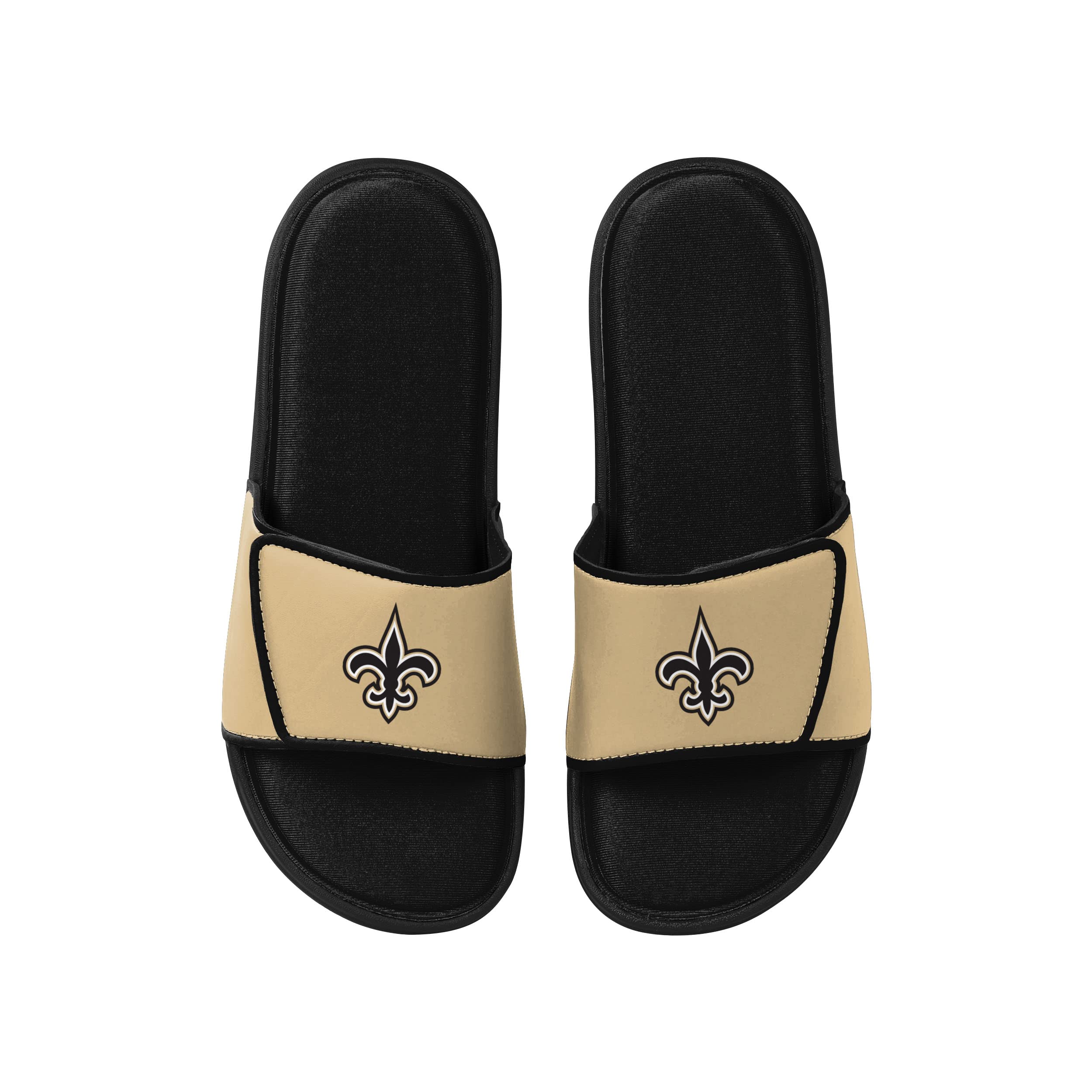 FOCO New Orleans Saints NFL Mens Foam Sport Slide - L