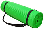 Fitvids All Purpose 1/2-Inch Extra Thick High Density Anti-Tear Exercise Yoga Mat And Knee Pad With Carrying Strap And Yoga Bloc