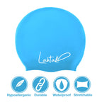 Swim Caps For Long Hair Kids - Swimming Cap For Girls Boys Kids Teens With Long Curly Hair Braids Dreadlocks - Silicone Hypoalle
