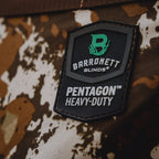 Barronett Blinds Pentagon Heavy-Duty, Portable Hunting Blind, 5-Sided Hub Blind, 600 Denier Fabric, Low Profile Windows, 4-Perso