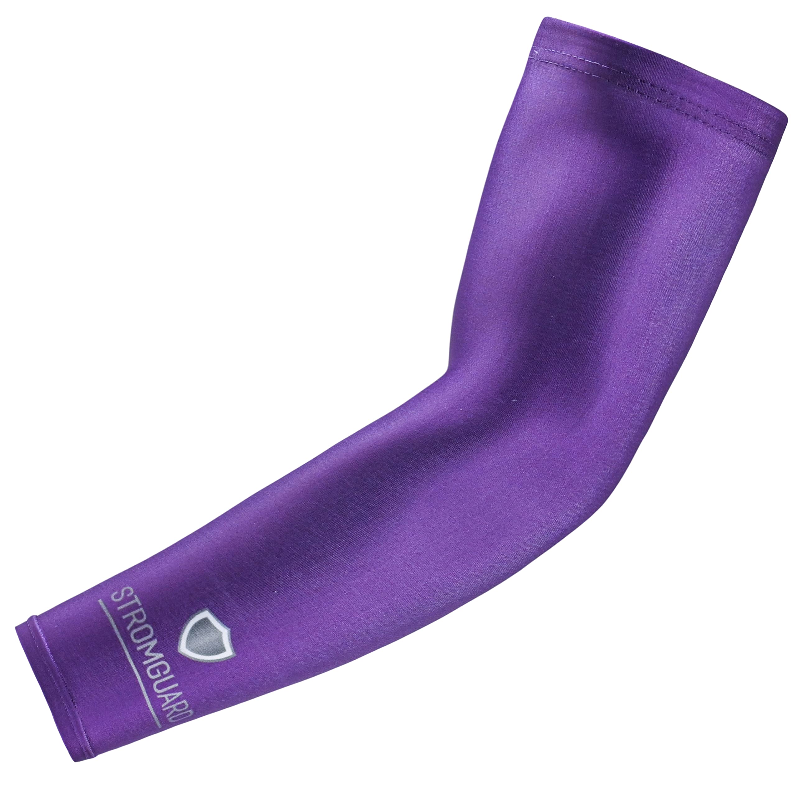 Stromguard Compression Sports Arm Sleeve Digital Camo Baseball Football Basketball - (One Arm Sleeve) (Youth Medium, #33 - Purpl