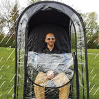 Weatherpod Large 1-Person Pod - Pop-Up Weather Pod, Protection From Cold, Wind And Rain - Red