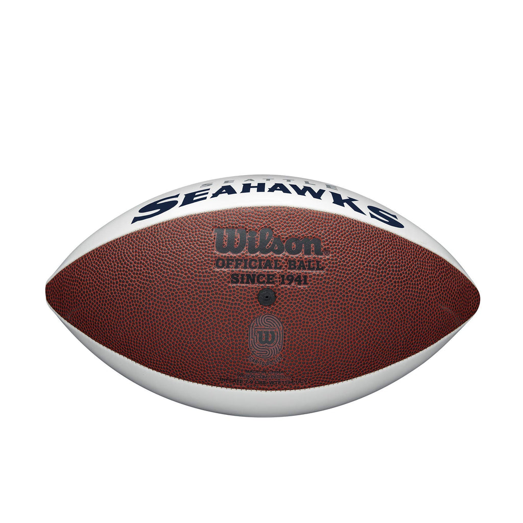 Wilson Nfl Live Signature Autograph Football - Official Size, Seattle Seahawks