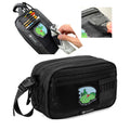 Golf Pouch Bag For Balls Accessories Valuables  Customizable With Hook-And-Loop Panel  Ideal Golfer Gift, Includes Tee-Holder An