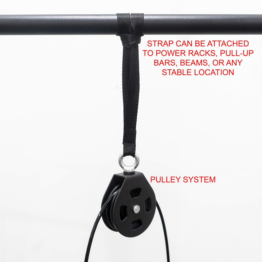 Valor Fitness Py-1 Portable Lat Pull Down Machine, Bundle Option Includes Tricep Rope, V Tricep Bar And Triangle Chest Pull Cabl