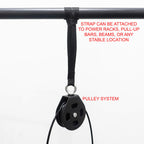 Valor Fitness Py-1 Portable Lat Pull Down Machine, Bundle Option Includes Tricep Rope, V Tricep Bar And Triangle Chest Pull Cabl
