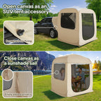 Alvantor Pop Up Screen House, 4 In 1 Outdoor Camping Tent,6'X6'Screen Room With Mosquito Netting &Waterproof Pvc, Pvc Clear Top