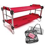 Kid-O-Bunk With 2 Side Organizers, Red