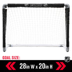 Nhl Mini Hockey Goal Set Of 2 - Black - Includes Mini Hockey Goals, 4 Hockey Sticks, 2 Goalie Sticks, And 4 Foam Hockey Balls