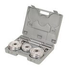 Sunny Health & Fitness 33Lb Chrome Dumbbell Set W/ Carry Case - No. 014