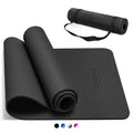CAMBIVO Yoga Mat for Women Men Kids, 72 x 24 TPE Yoga Mats, 1/4 & 2/5 Inch Extra Thick Yoga Mat Non Slip, Workout Mat with Carry