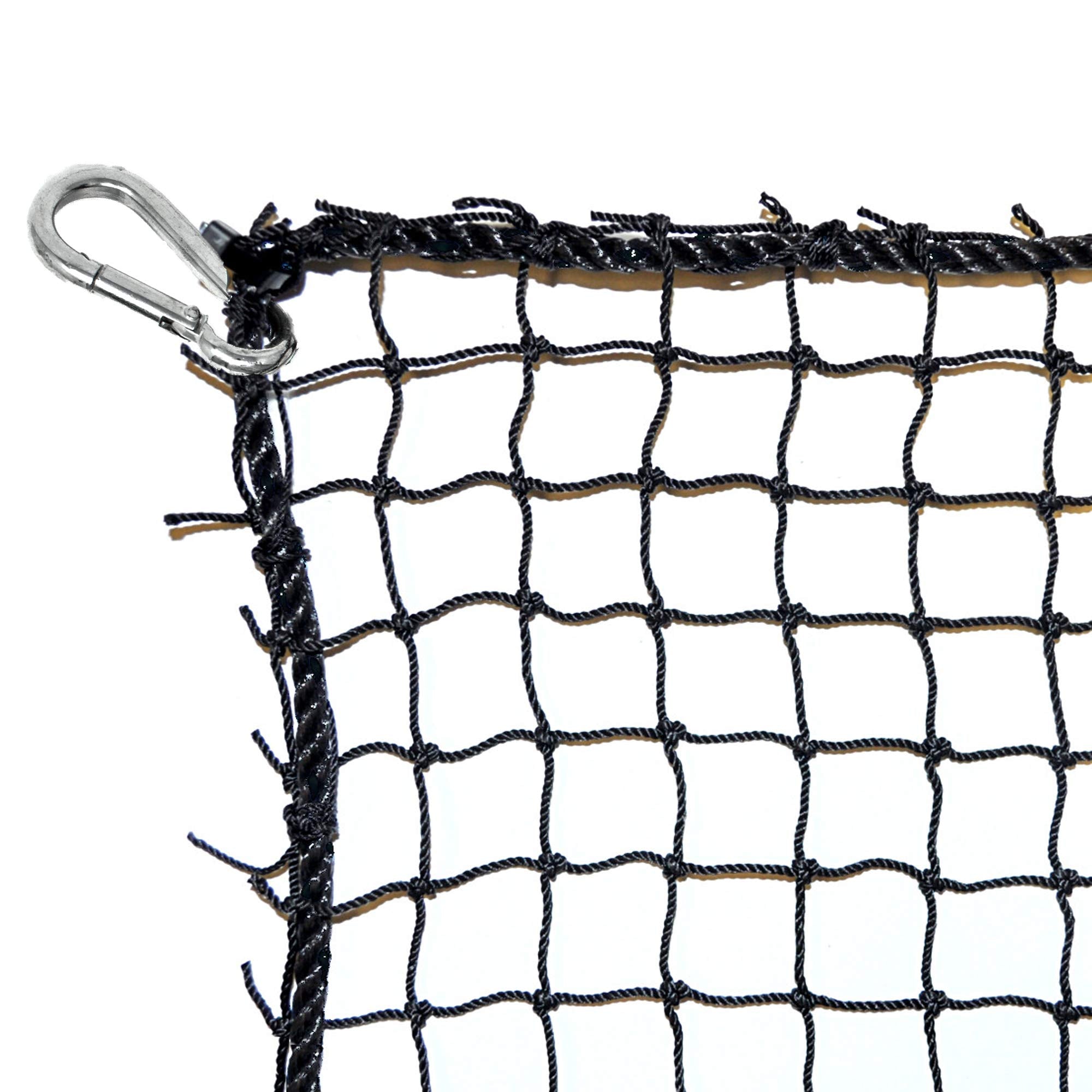 Jfn Nylon Golf Practice/Barrier Net, 10 X 10, Black