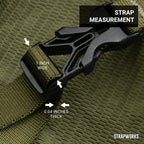 Strapworks Military Spec Flat Nylon Webbing - Milspec 17337 Strap For Slings, Backpack Straps, Tactical Projects - Made In The U