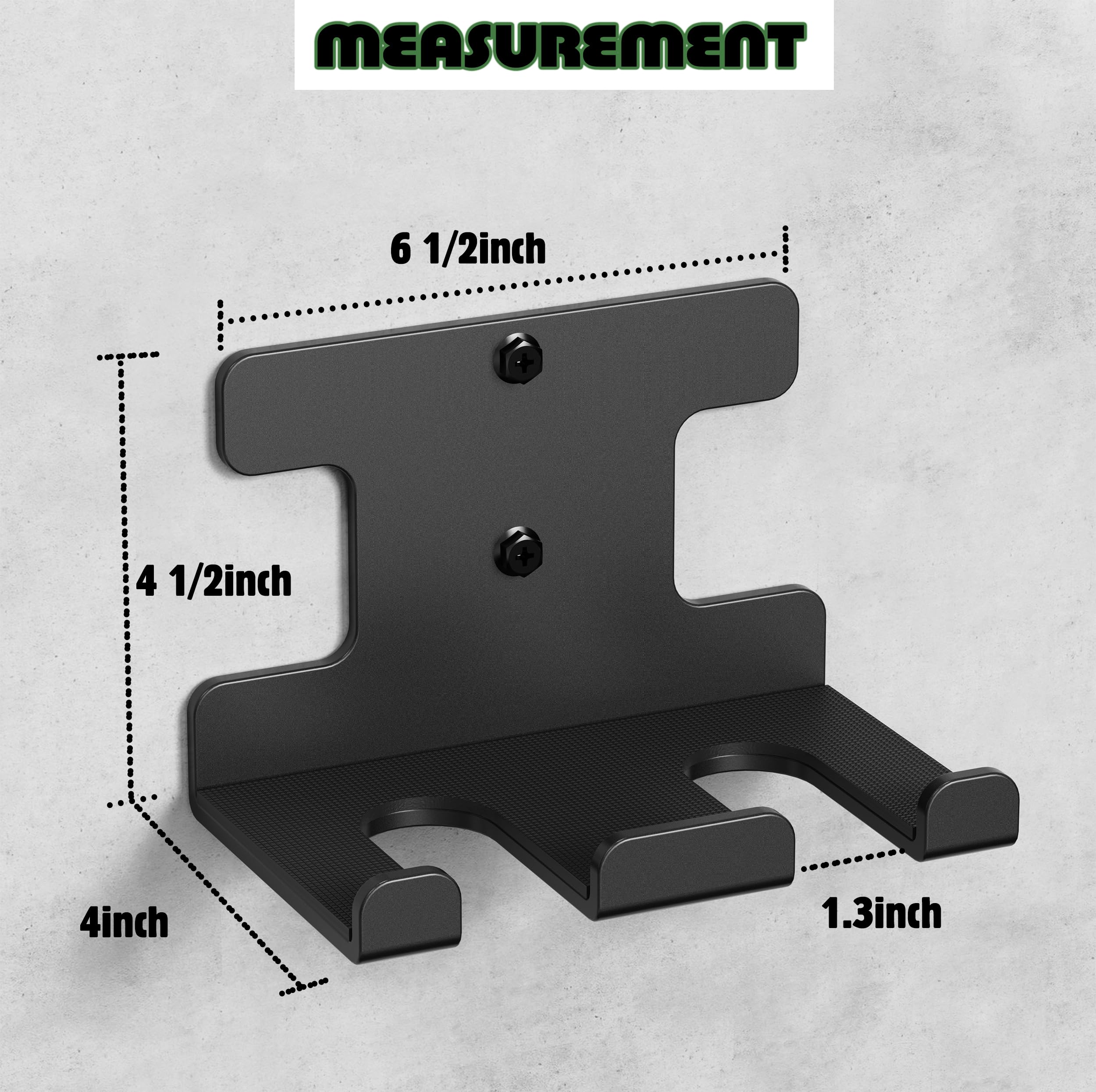 Vertical Barbell Rack Barbell Holder Wall Mount Barbell Storage Holder Olympic Bar Hanger For Home Commercial Garage Gym (Double