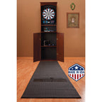 Viper By Gld Products Padded Throw/Toe Line Dart Mat (Steel And Soft Tip Darts) , Black, 117'' Length X 24'' Width X 125 Mil Thi