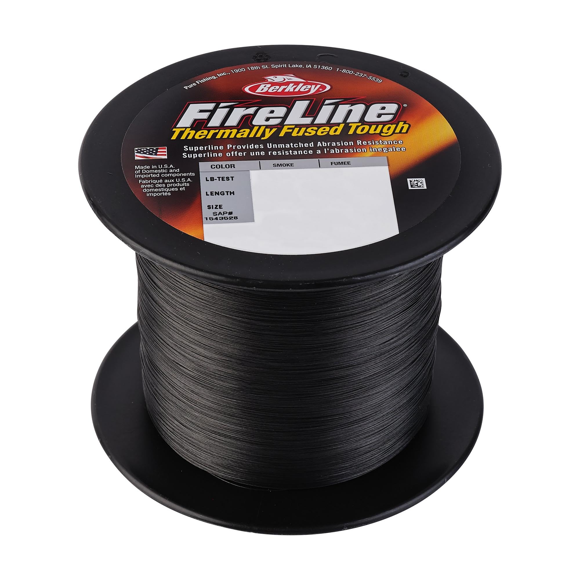 Berkley Fireline Superline, Flame Green, 30Lb | 13.6Kg, 1500Yd | 1371M Fishing Line, Suitable For Freshwater Environments