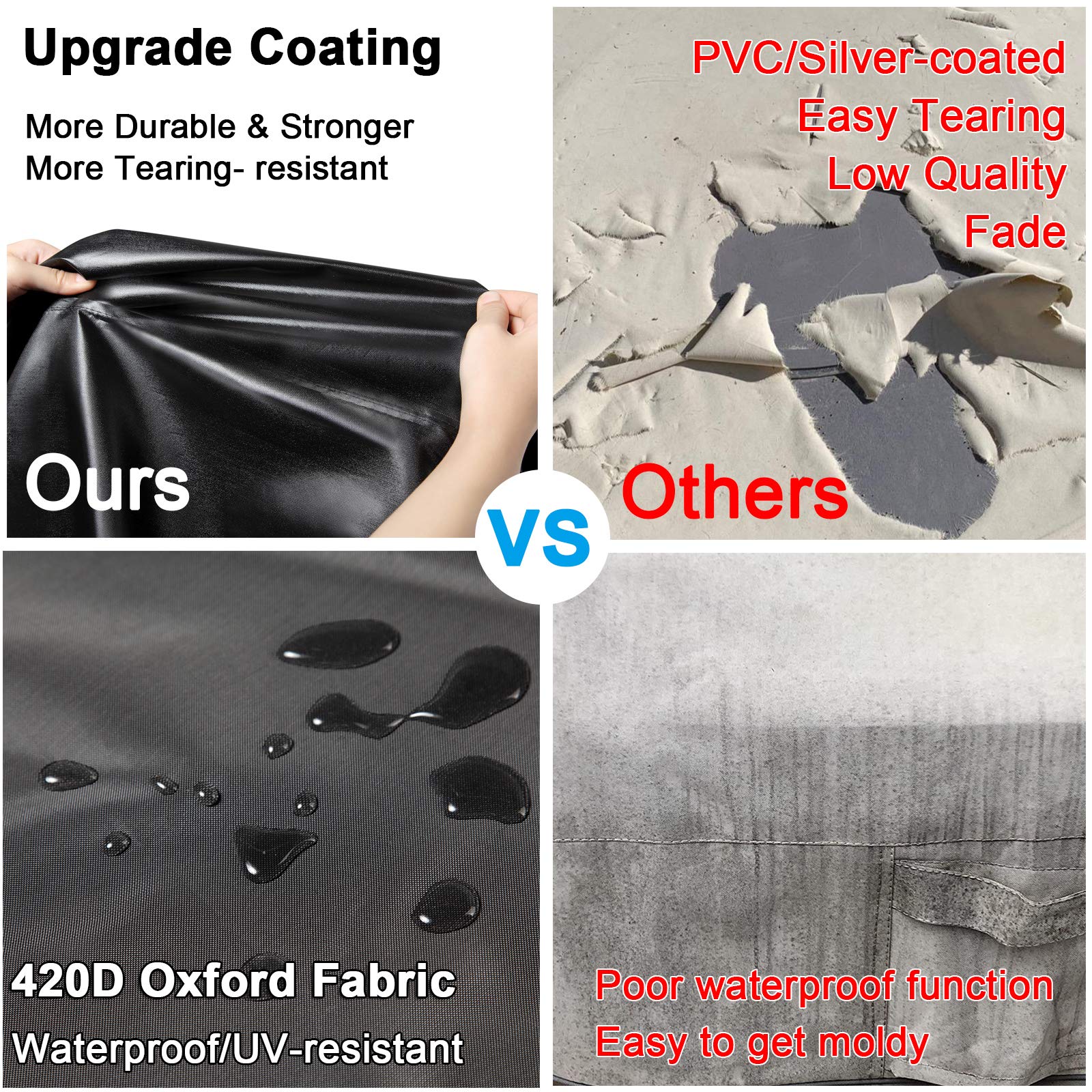 Womaco Exercise Bike Cover Waterproof Dustproof Upright Indoor Cycling Protector Stationary Recumbent Bicycle Protective Covers