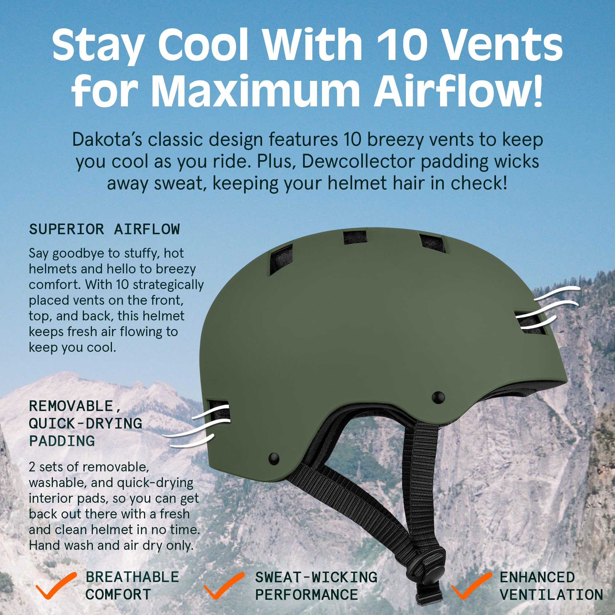 Retrospec Dakota Bicycle / Skateboard Helmet For Adults - Commuter, Bike, Skate, Scooter, Longboard & Incline Skating - Impact R