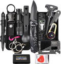 Assaber Survival Kit,13 In 1 Survival Gear And Equipment, For Dad, First Aid Kit With Survival Bracelets Emergency Blanket Tacti
