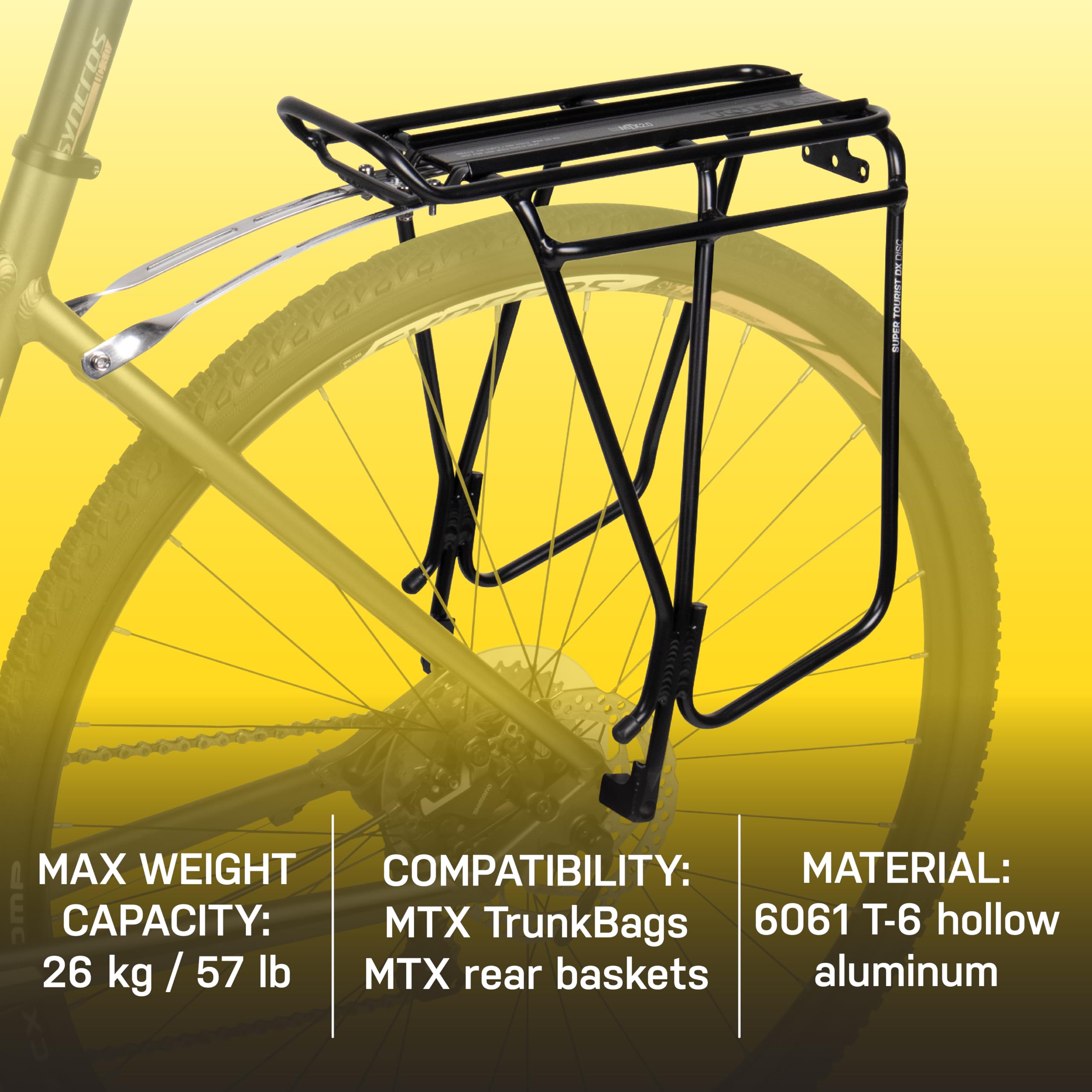 Super Tourist DX 2.0 Disc Rack,Black