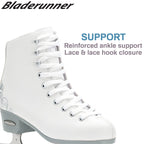 Bladerunner By Rollerblade Allure Girls Figure Skates, Ice Skates, Youth, Junior White, Size 1