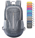 ZOMAKE 25L Ultra Lightweight Packable Backpack, Foldable Hiking Backpacks Water Resistant Small Folding Daypack for Travel(Black
