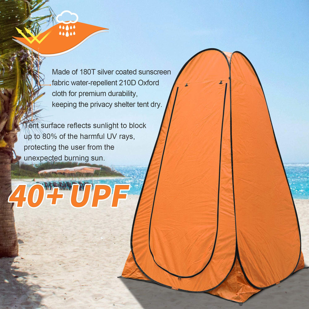 Anngrowy Pop Up Privacy Tent Shower Tent Portable Outdoor Camping Bathroom Toilet Tent Changing Dressing Room Privacy Shelters R
