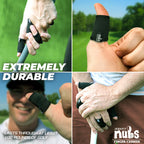 Jerkfit Nubs, Finger Caddies - Thumb And Finger Sleeves To Prevent Golf Blisters. (Black, Medium)