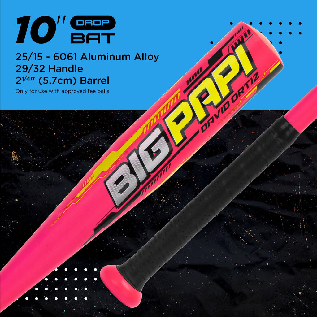 Youth T-Ball Set, 25    Signature Aluminum T-Ball Bat with -10 Drop, Foam Core T-Ball, 9    Lightweight Youth Glove, Vibrant Gra