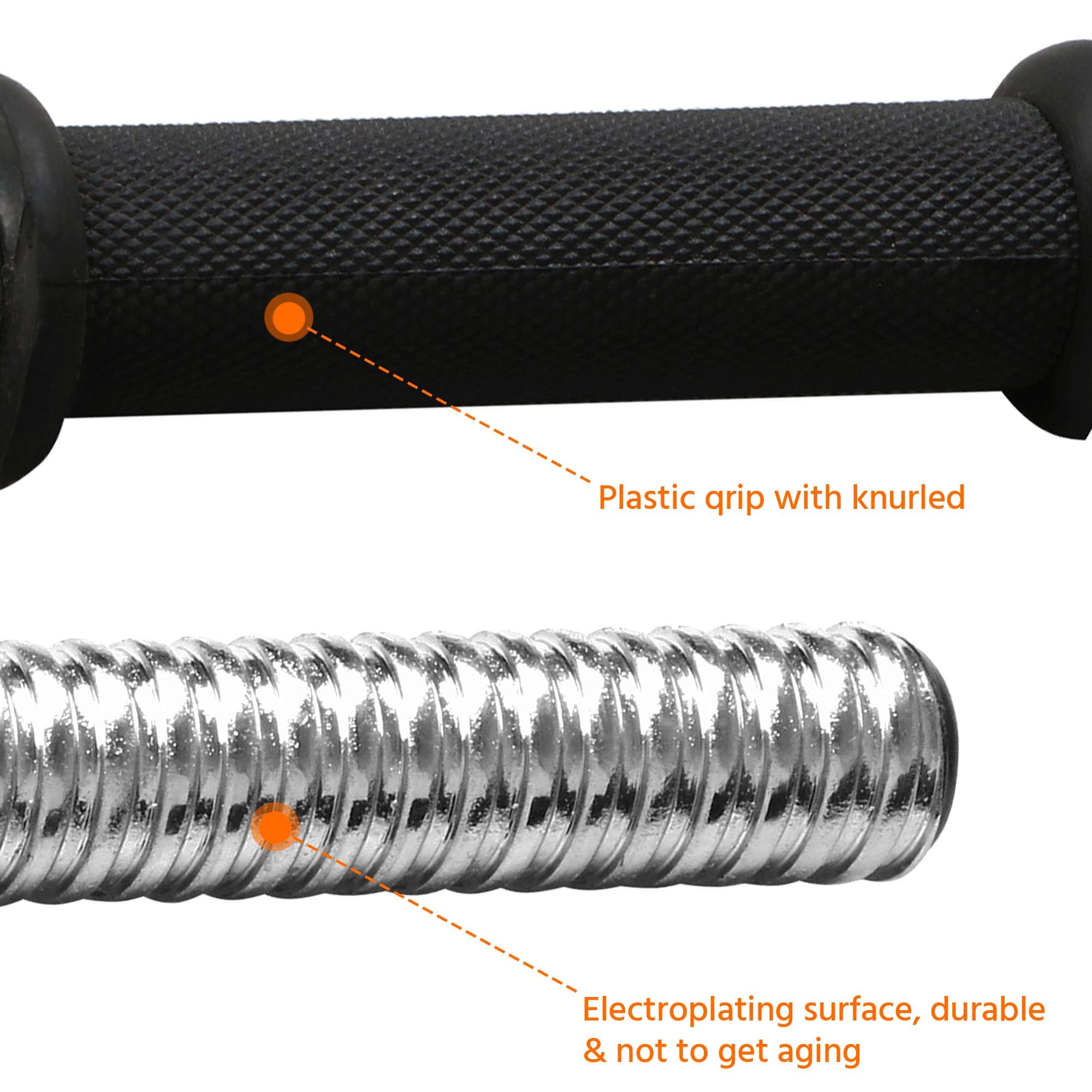 Yaheetech Adjustable Dumbbells Weight Set - 66Lb Dumbbell Weights Exercise & Fitness Equipment W/ 4 Spinlock Collars & 2 Connect