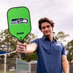 Franklin Sports Nfl Seattle Seahawks Pickleball Paddle - Pickleball X - Polypropylene Core, Team Logo - Nfl Official Licensed Pr