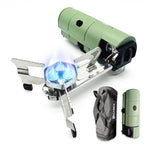 Roamix 17,700 Btu Foldable Butane Camping Stove - 5,200W Portable Gas Burner With Carrying Bag For Outdoor Cooking, Backpacking