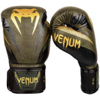 Venum Impact Boxing Gloves-Khaki/Gold - 10Oz